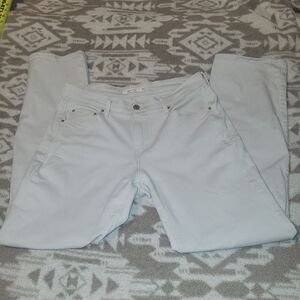 Women's Straight Leg Jeans - Light Gray